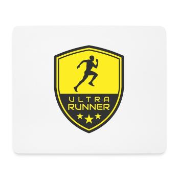LOGO DE L’ULTRA RUNNER - Tapis de souris (format paysage) - blanc - Devant