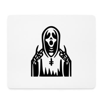 Schrei-Priester - Mousepad (Querformat) - Weiß - Vorne