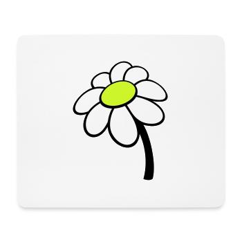 Kleine Margerite Blume Weiß Dekorativ Schön Natur - Mousepad (Querformat) - Weiß - Vorne