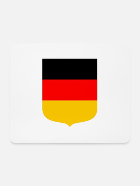 Deutschland - Mousepad (Querformat) - Weiß