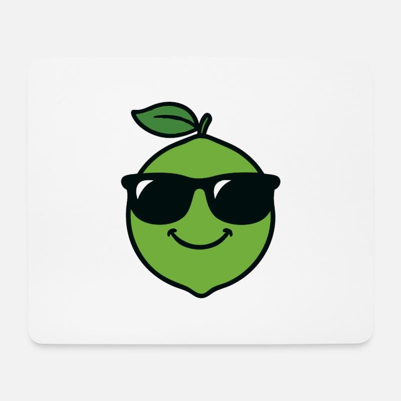 Lime Head - Mouse Pad (horizontal) - white
