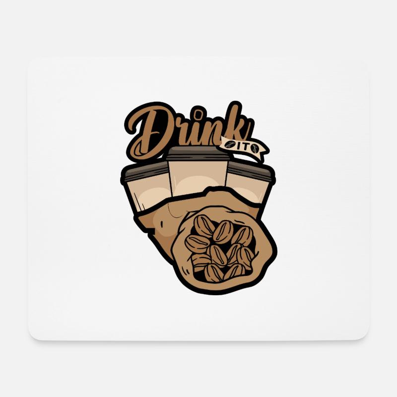 Eine Kaffeepause - Mousepad (Querformat) - Weiß