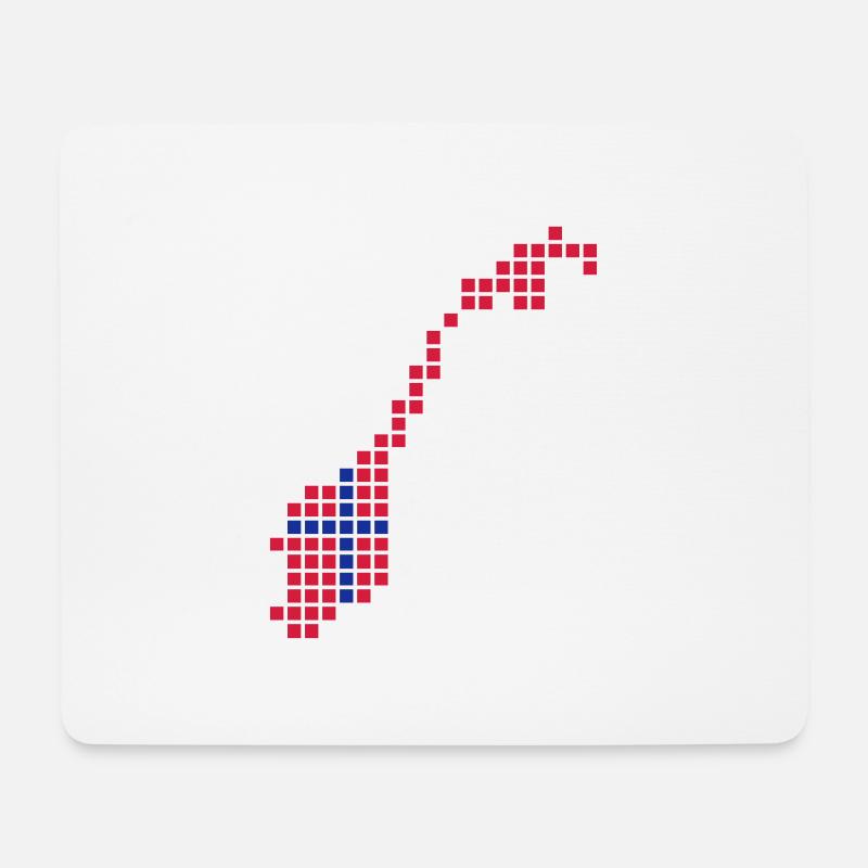Norwegen - Mousepad (Querformat) - Weiß