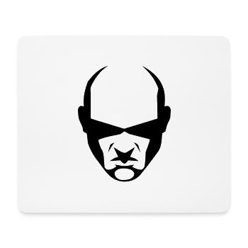 balded head - Mouse Pad (horizontal) - white - Front