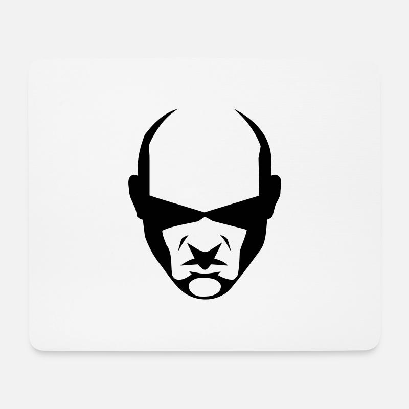 balded head - Mouse Pad (horizontal) - white