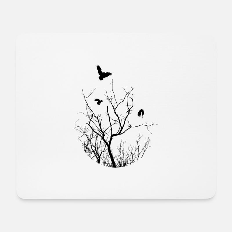 Bird - Mouse Pad (horizontal) - white