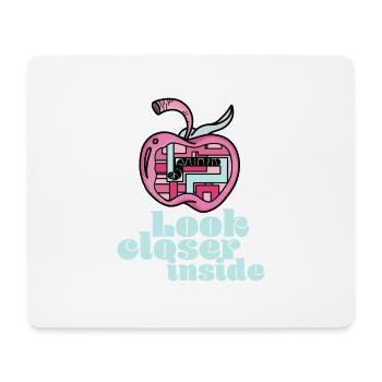 Look closer inside - Mouse Pad (horizontal) - white - Front