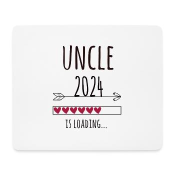 Oncle enceinte 2024 Cadeau parrain de grossesse - Tapis de souris (format paysage) - blanc - Devant