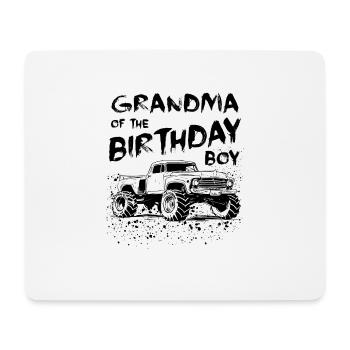 Grandma of the Birthday Boy Monster Truck Party - Mouse Pad (horizontal) - white - Front