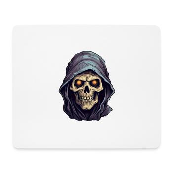 Tod Totenkopf Halloween - Mousepad (Querformat) - Weiß - Vorne