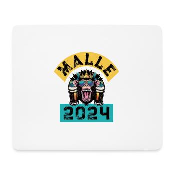Malle 2024 Affe Party - Mousepad (Querformat) - Weiß - Vorne