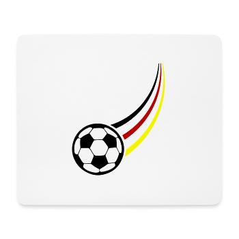 Fussball Team Deutschland - Mousepad (Querformat) - Weiß - Vorne