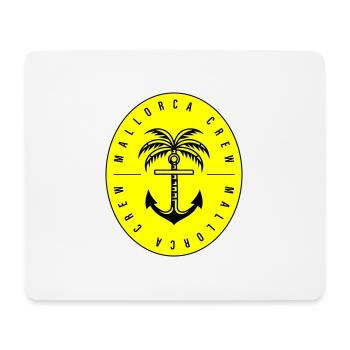Mallorca Crew Anchor Palm - Mouse Pad (horizontal) - white - Front