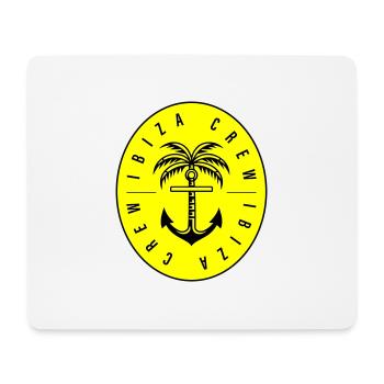 Ibiza Crew Anchor Palm Tree - Mouse Pad (horizontal) - white - Front
