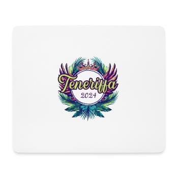 Tenerife 2024 Coloré - Tapis de souris (format paysage) - blanc - Devant