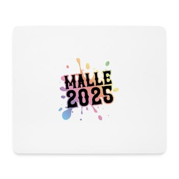 Malle 2025 Blobs Coloré - Tapis de souris (format paysage) - blanc - Devant