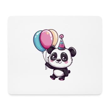 Panda Birthday Baby - Mouse Pad (horizontal) - white - Front