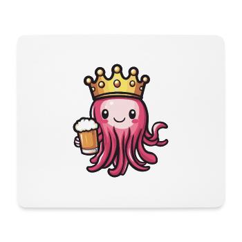 Méduse bière drôle - Tapis de souris (format paysage) - blanc - Devant
