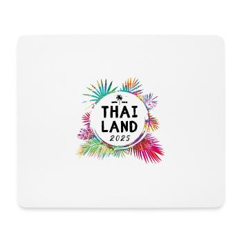 Thailand 2025 Bunt - Mousepad (Querformat) - Weiß - Vorne