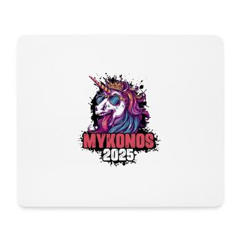 Mykonos 2025 Unicorn - Mouse Pad (horizontal) - white - Front