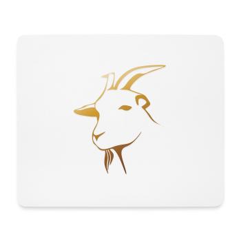 goat28 - Mousepad (Querformat) - Weiß - Vorne