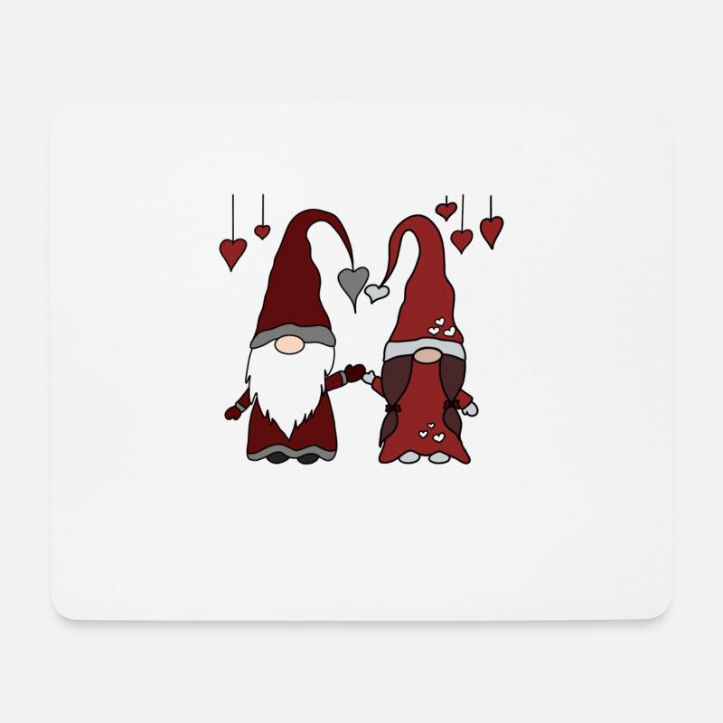 Elves Pair - Mouse Pad (horizontal) - white