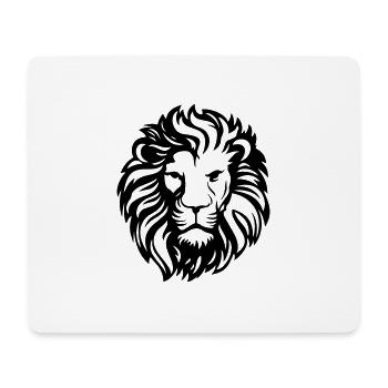 lion - Tapis de souris (format paysage) - blanc - Devant