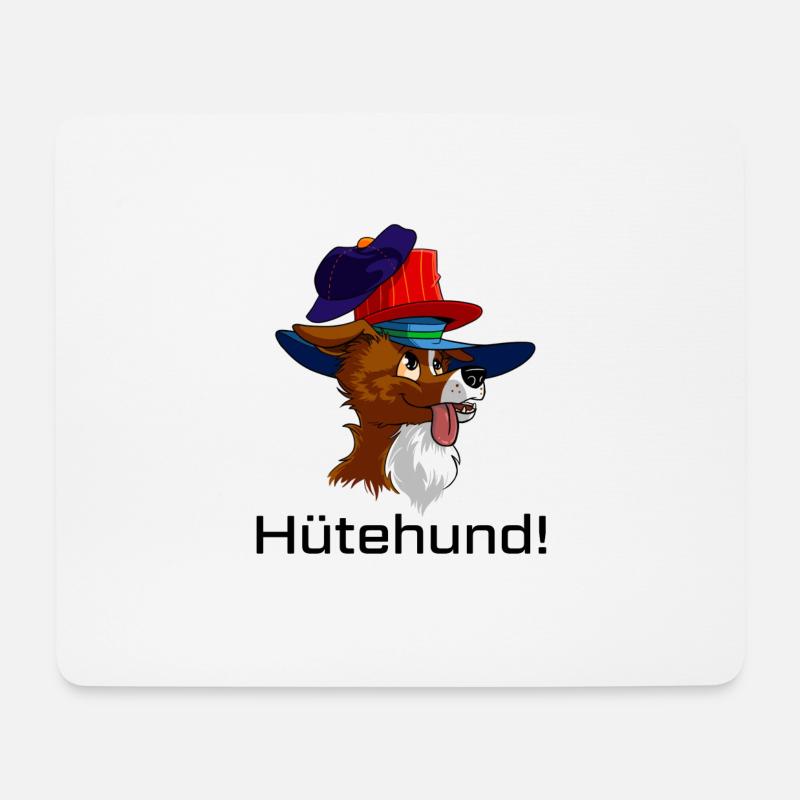 Die schönsten Hütehunde Hundesport Agility - Mousepad (Querformat) - Weiß