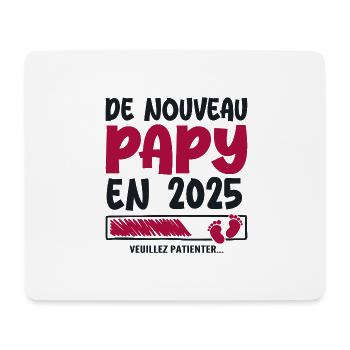2025 wieder Opa - Mousepad (Querformat) - Weiß - Vorne