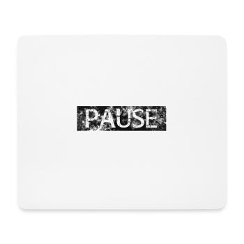 Angeln ist meine Pause von der Realität - Mousepad (Querformat) - Weiß - Vorne