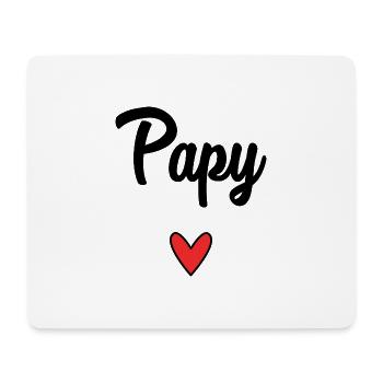 Opa. VATERTAG. FROHEN OPA-TAG. ICH LIEBE DICH. - Mousepad (Querformat) - Weiß - Vorne