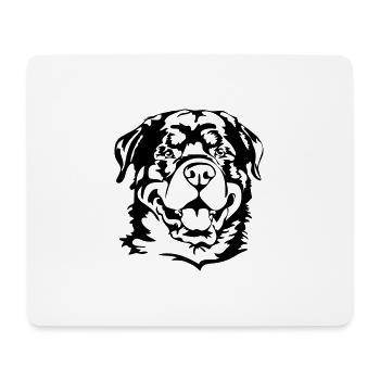 ROTTWEILER chiens chien chien sport Wilsigns IGP - Tapis de souris (format paysage) - blanc - Devant