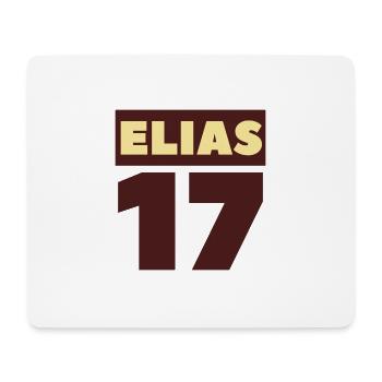Elias - Mousepad (Querformat) - Weiß - Vorne