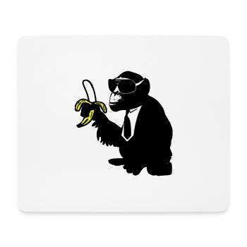 singe frais karl - Tapis de souris (format paysage) - blanc - Devant