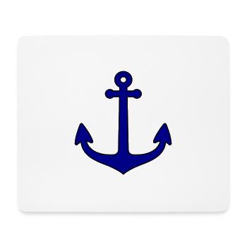 Anker - Mousepad (Querformat) - Weiß - Vorne
