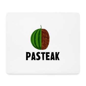 pasteak - Tapis de souris (format paysage) - blanc - Devant