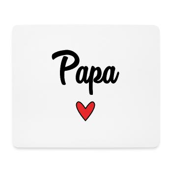 DAD. FATHER'S DAY. HAPPY FATHER'S DAY. HAPPY BIRTHDAY. - Mouse Pad (horizontal) - white - Front