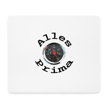 Alles Prima, Hercules Prima 5, 25 km/h, Mofa - Mousepad (Querformat) - Weiß - Vorne