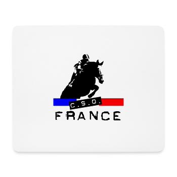 cso france - Tapis de souris (format paysage) - blanc - Devant