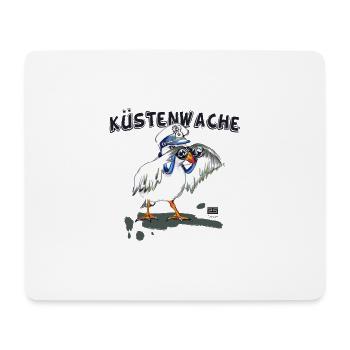 moewe kuestenwache - Mousepad (Querformat) - Weiß - Vorne
