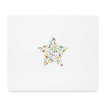 Sternfleckchen - Mousepad (Querformat) - Weiß - Vorne