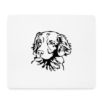 NOVA SCOTIA DUCK TOLLING RETRIEVER chiens Wilsigns - Tapis de souris (format paysage) - blanc - Devant