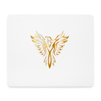 Comment Phoenix sort de la cendre or golden fenix - Tapis de souris (format paysage) - blanc - Devant