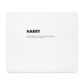 Name Harry Gift idea - Mouse Pad (horizontal) - white - Front