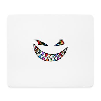 Rainbow Monster Shark Teeth rainbow colors - Mouse Pad (horizontal) - white - Front