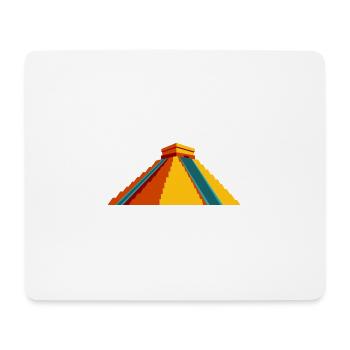 Inka-Pyramide - Mousepad (Querformat) - Weiß - Vorne
