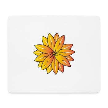 Blume - Blüte - Mousepad (Querformat) - Weiß - Vorne