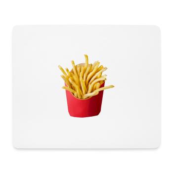 French fries - Mouse Pad (horizontal) - white - Front