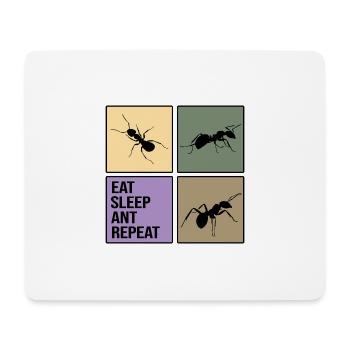 Ant colony of ants ant state - Mouse Pad (horizontal) - white - Front