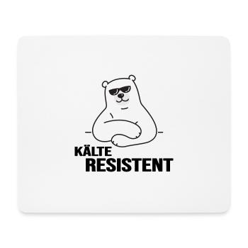 Eisbader winterschwimmen im Eisbad kälteresistent - Mousepad (Querformat) - Weiß - Vorne
